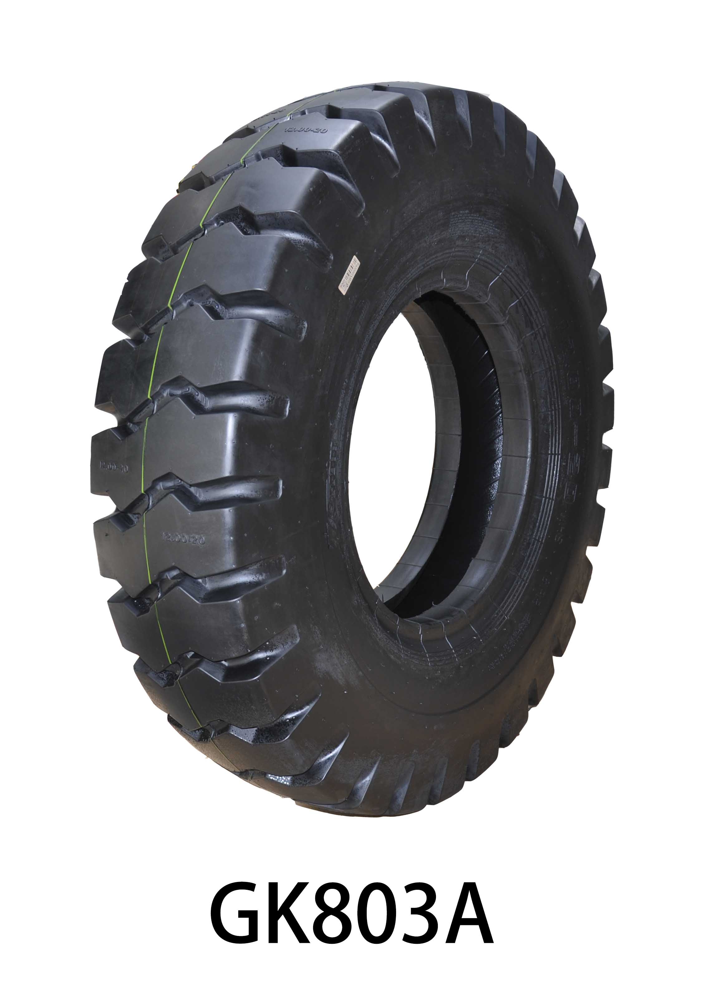 公司矿用载重轮胎新品GK803A系列上市