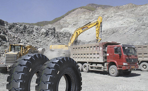 公司矿用载重轮胎新品GK803A系列上市